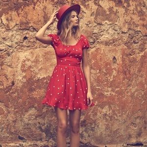 For Love & Lemons Chiquita Tiered Mini Dress